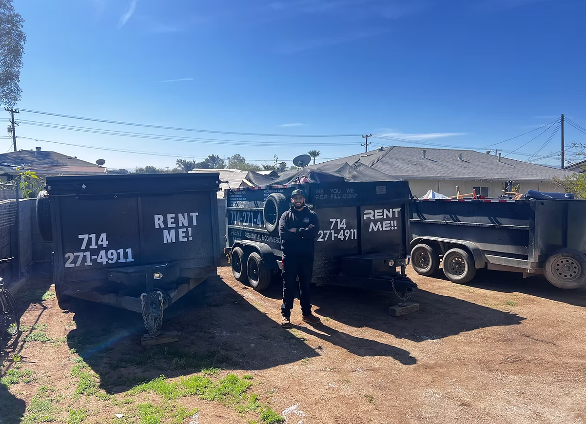 Local Hauling & Junk Removal truck and crew